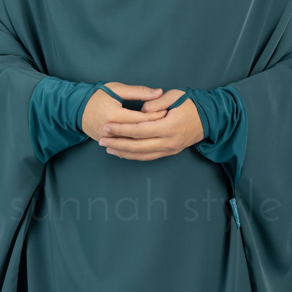 Sunnah Style Signature Jilbab Top Knee Length Teal